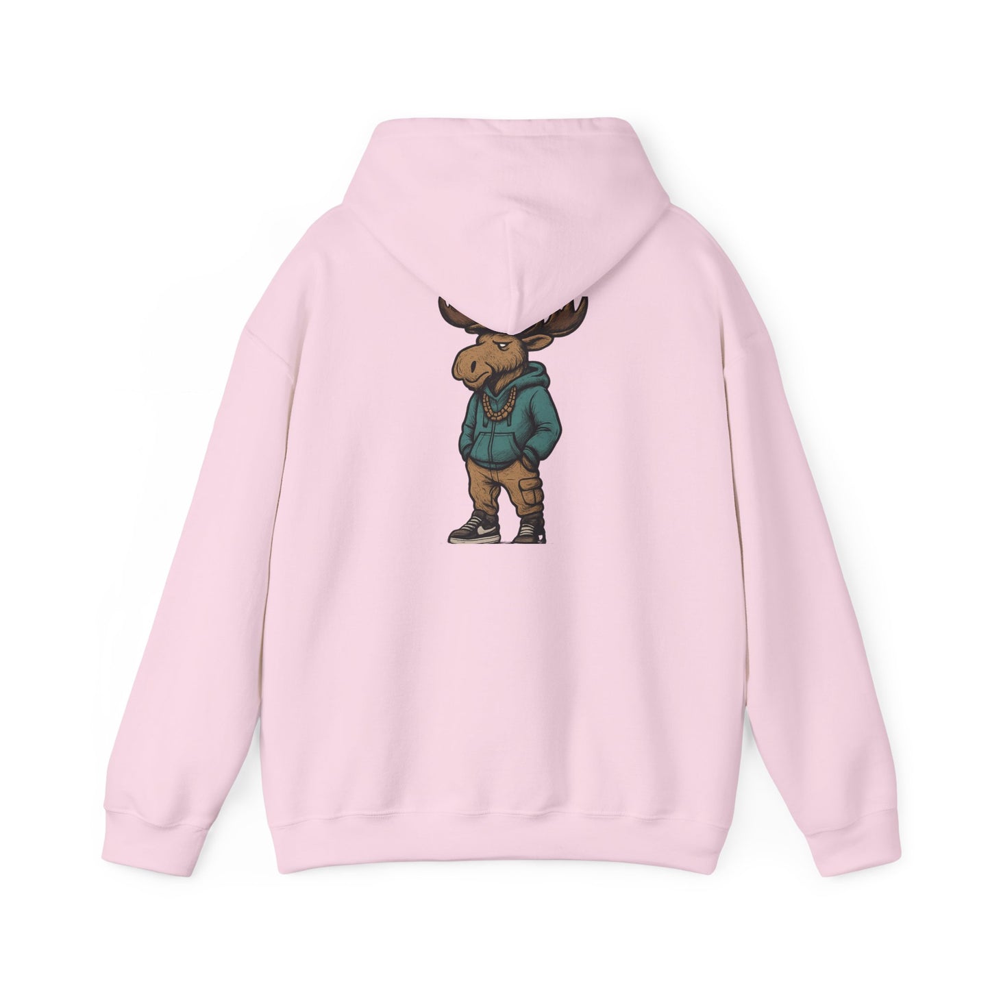 Moose Hoodie — Casual Streetwear Graphic Pullover
