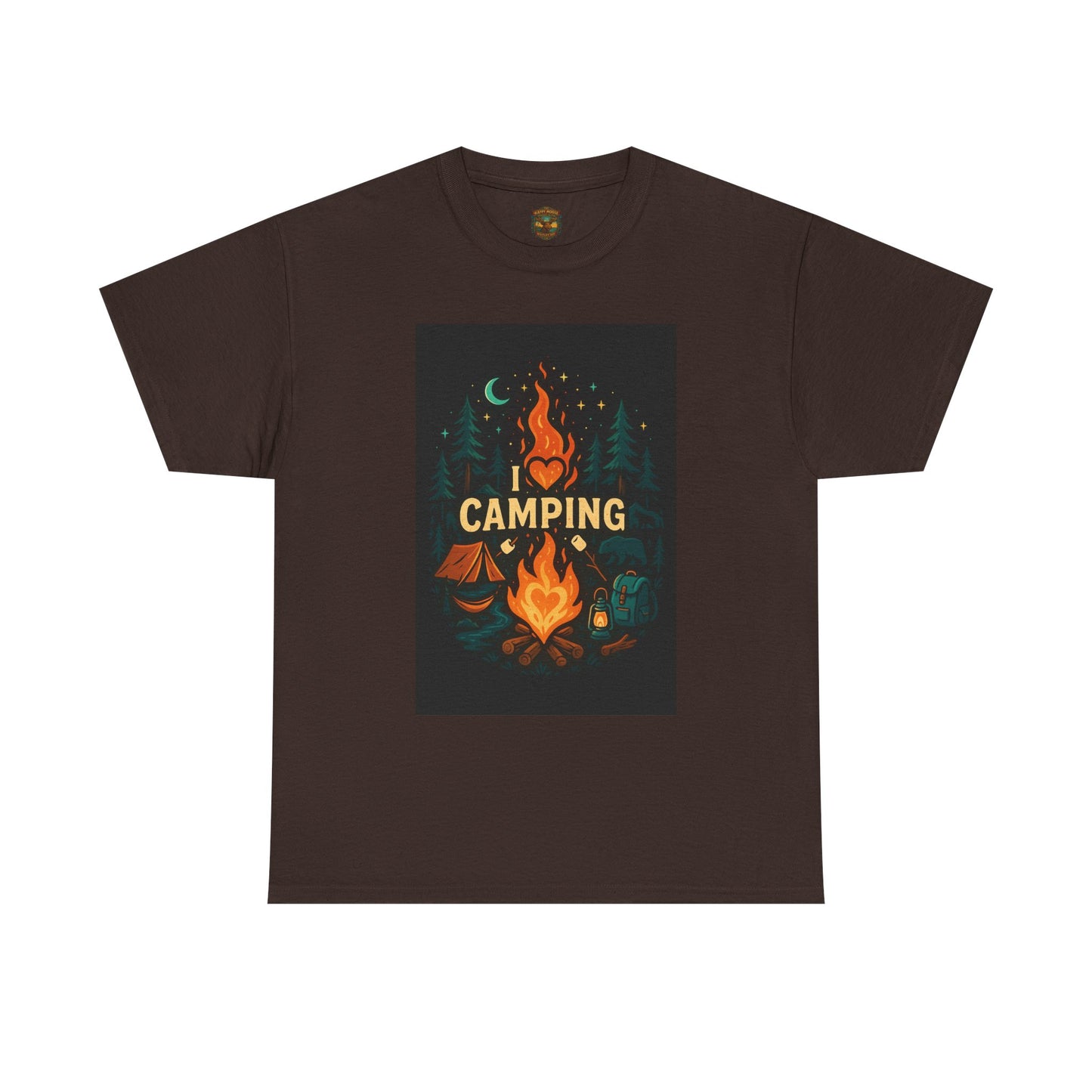 Camping Campfire Graphic Tee | Outdoor Adventure Shirt