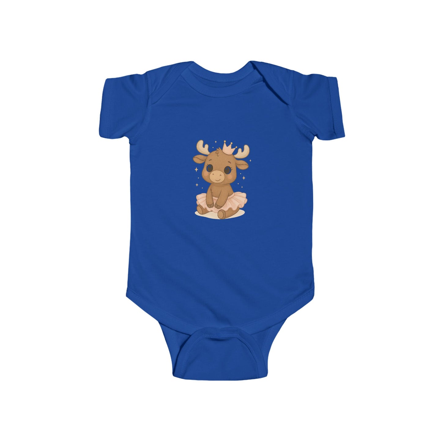 Baby Vest Infant Bodysuit - Adorable Moose Baby Princess