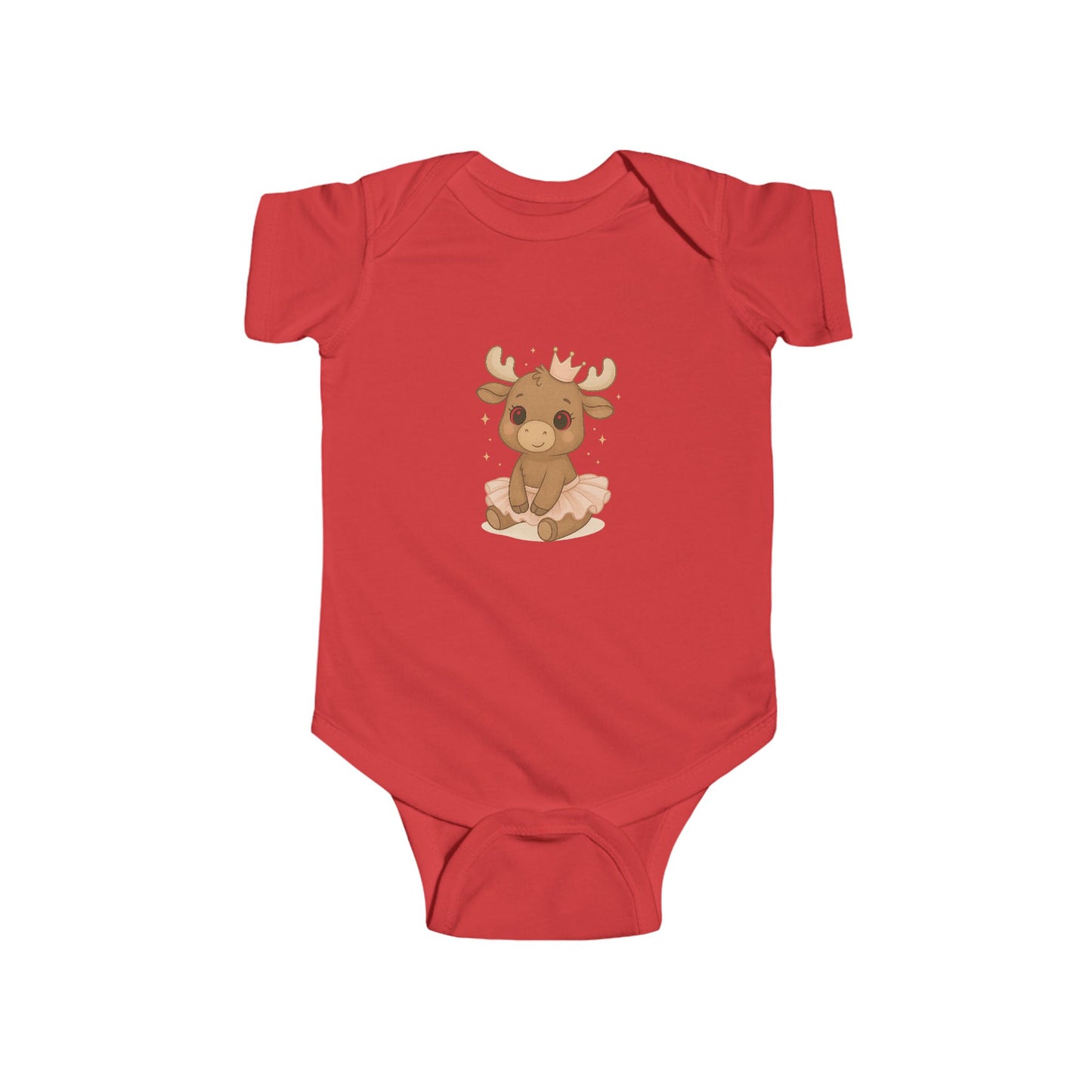 Cute Baby Moose Bodysuit — Adorable Woodland Infant Onesie