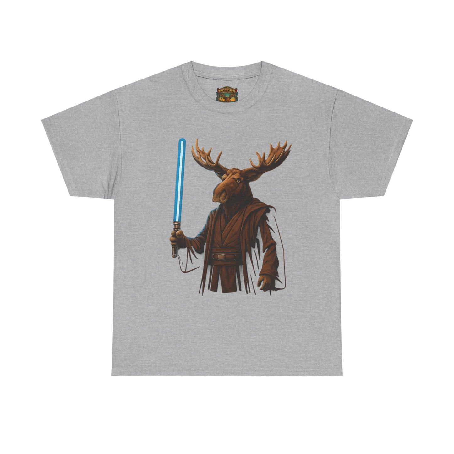 Moose Wars T‑Shirt — Funny Star Wars Inspired Moose with Lightsaber