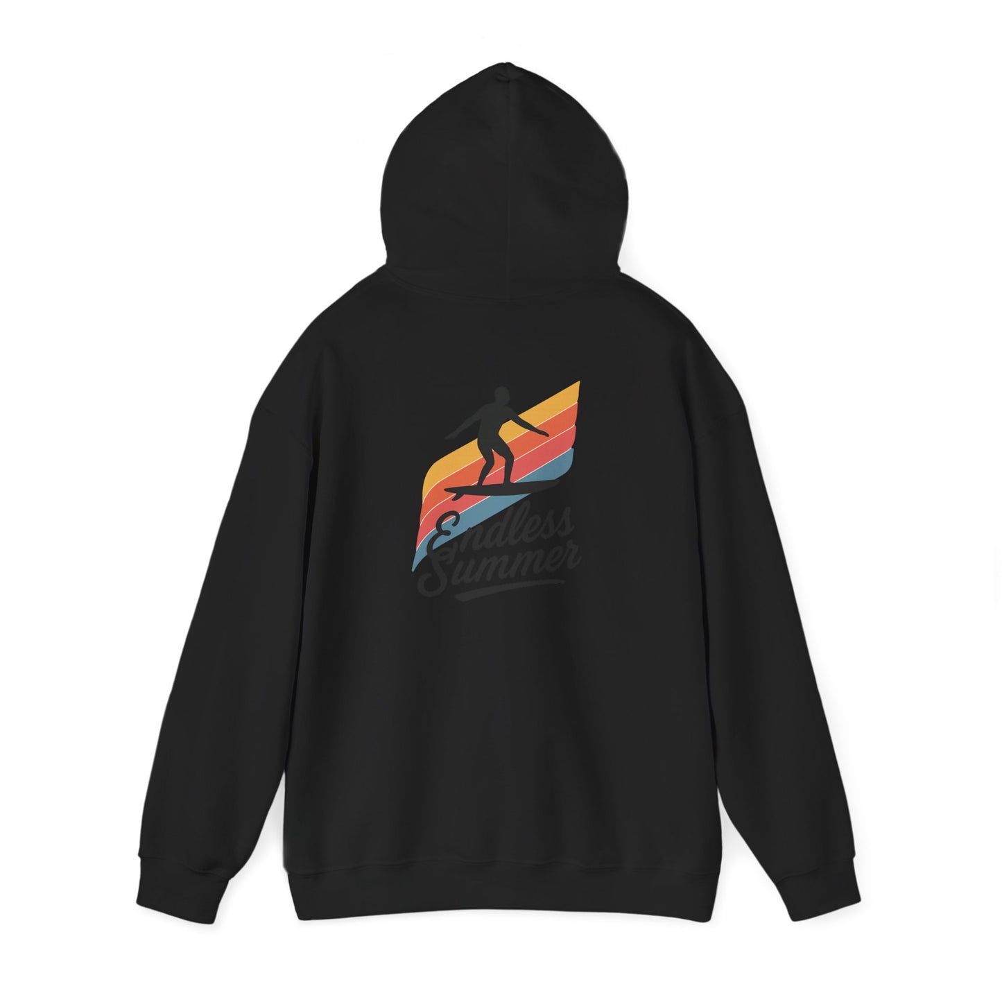 Endless Summer Surf Hoodie — Retro Sunset Skateboard Pullover
