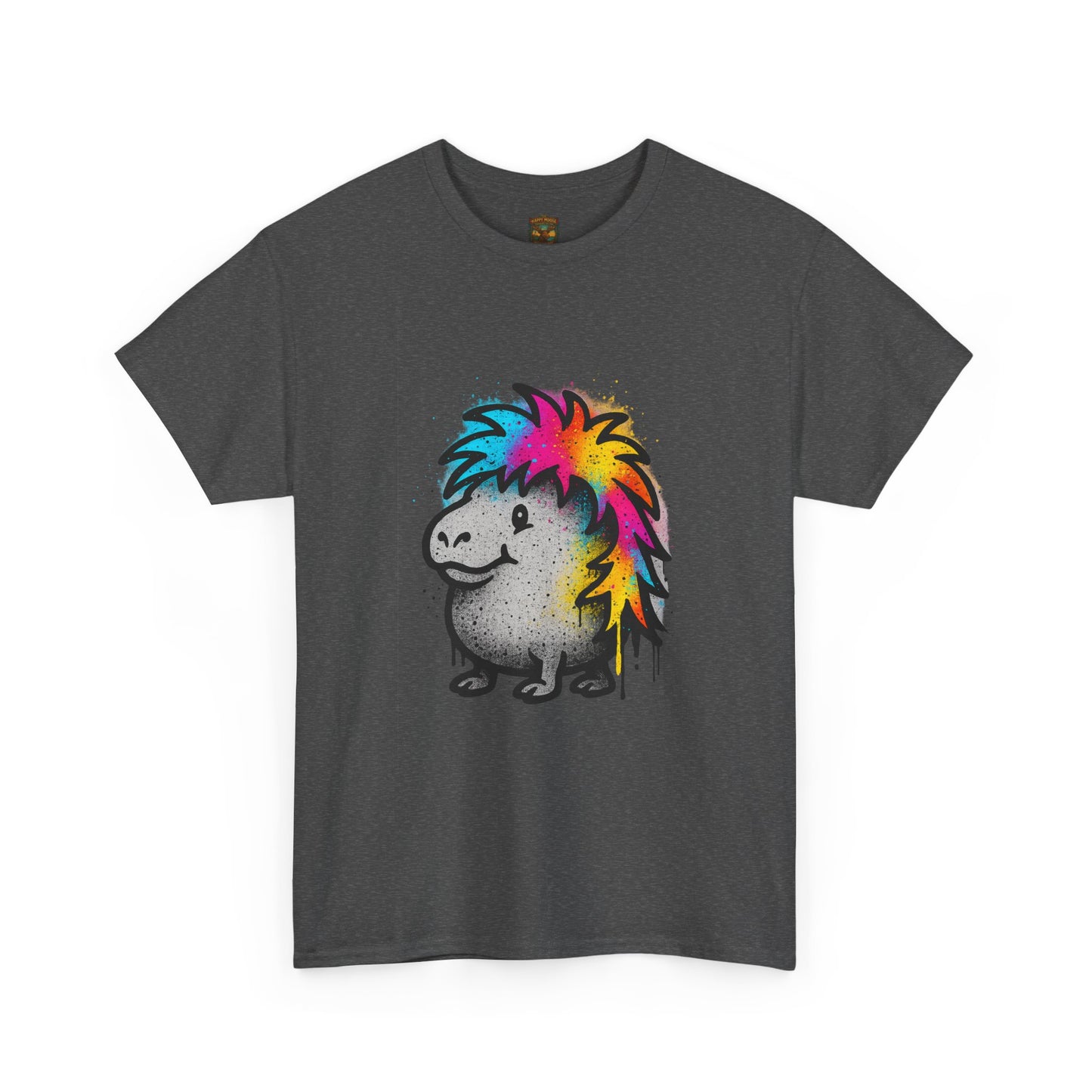 Rainbow Mohawk Quokka T-Shirt — Cute Colorful Quokka Tee