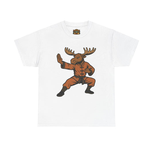 Moose Lee Kung Fu T-Shirt — Martial Arts Moose Graphic Tee