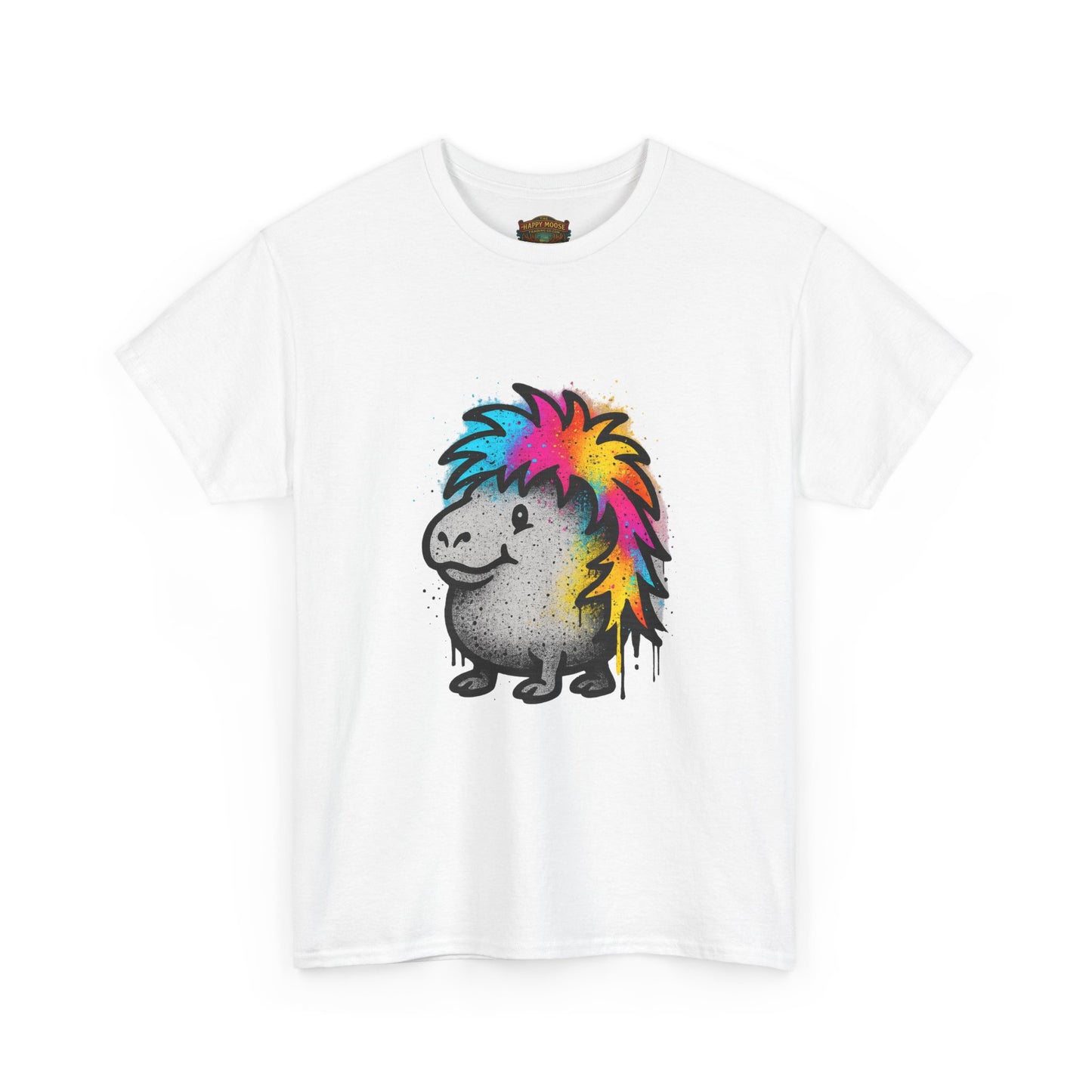 Rainbow Mohawk Quokka T-Shirt — Cute Colorful Quokka Tee