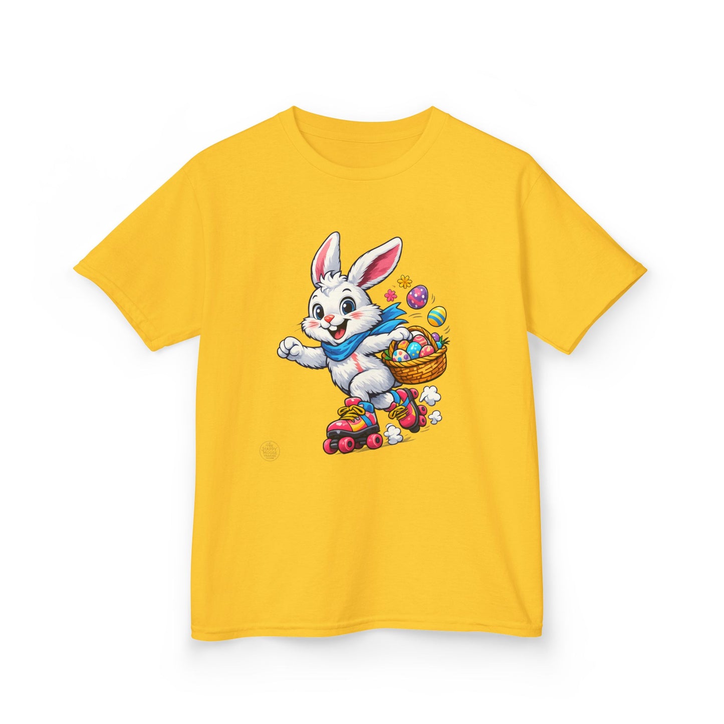 Kids Easter Bunny T-Shirt — Bunny with Easter Eggs Basket