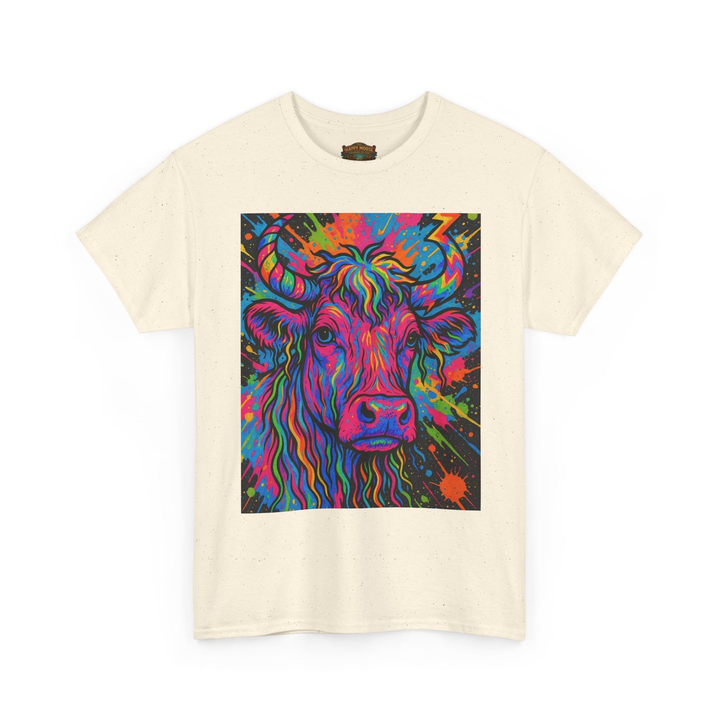 Psychedelic Cow Art Tee