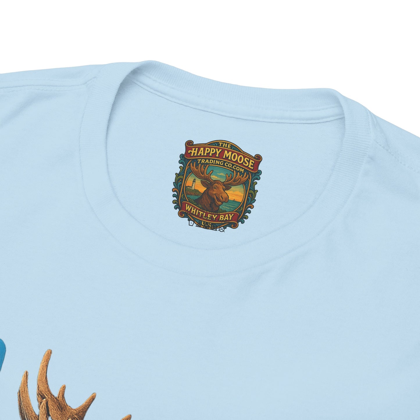 Moose Wars T‑Shirt — Funny Star Wars Inspired Moose with Lightsaber