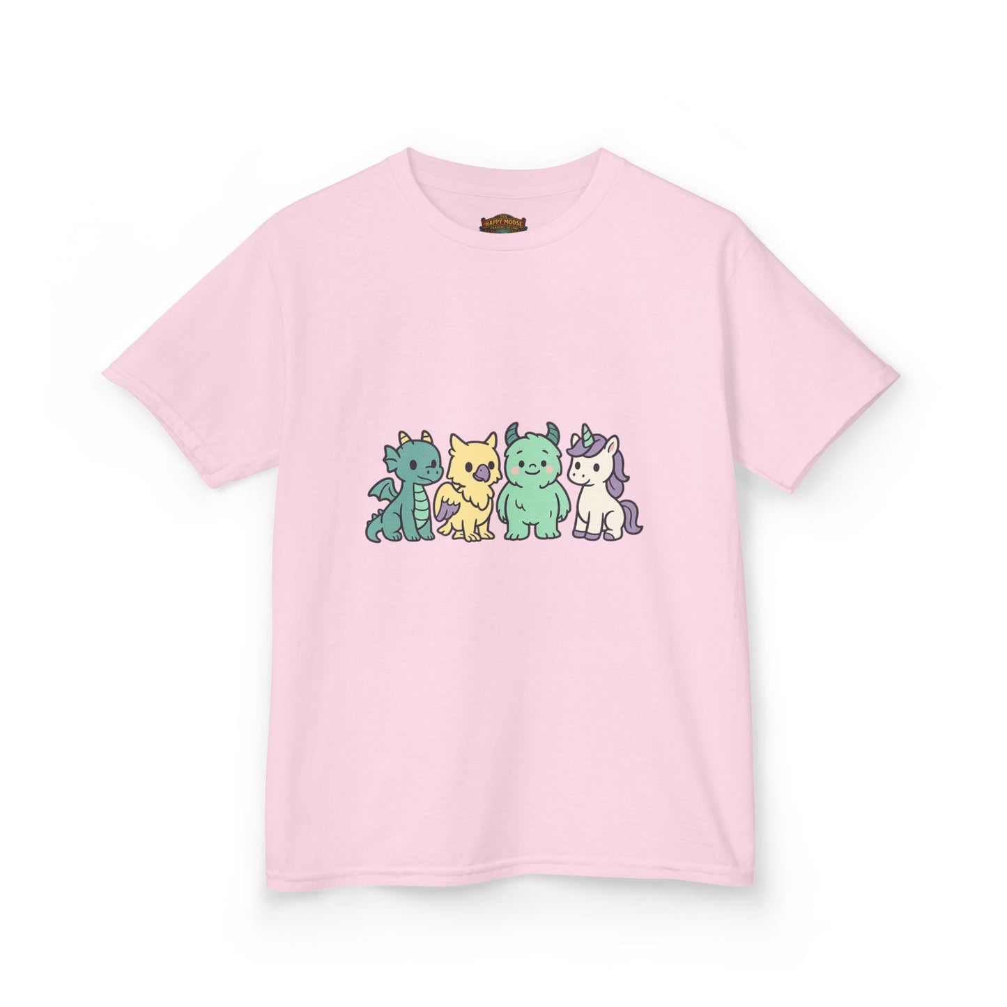 Kids Cat Crew T‑Shirt — Cute Pastel Kittens Graphic Tee for Children