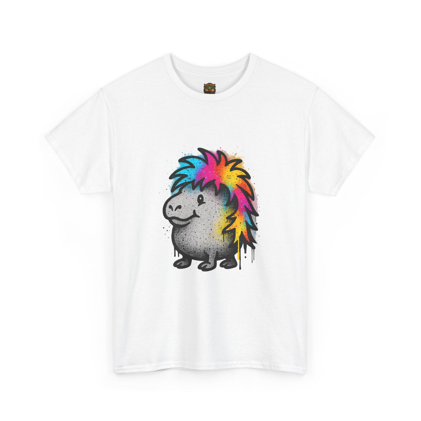 Rainbow Mohawk Quokka T-Shirt — Cute Colorful Quokka Tee