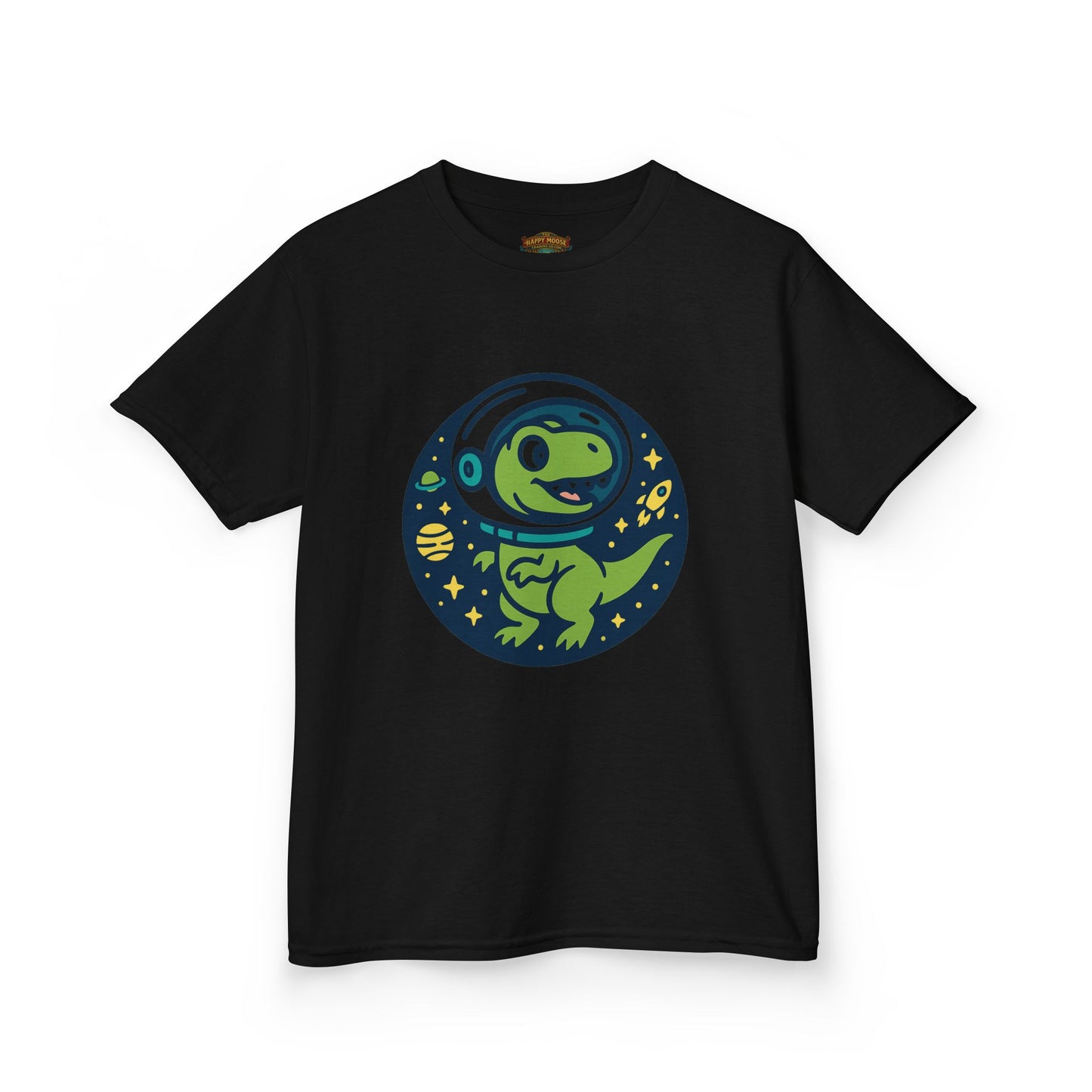 Kids Tee — Space Dino Astronaut Graphic