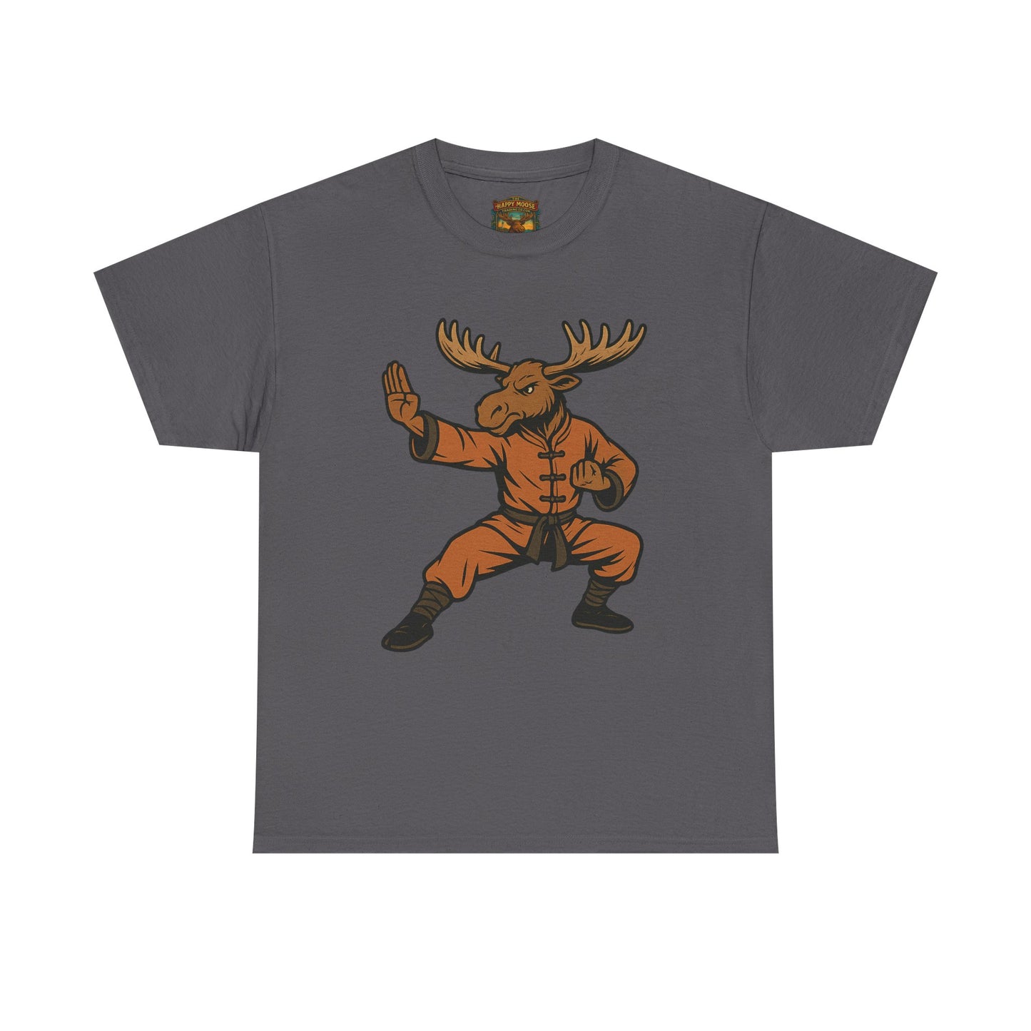 Moose Lee Kung Fu T-Shirt — Martial Arts Moose Graphic Tee