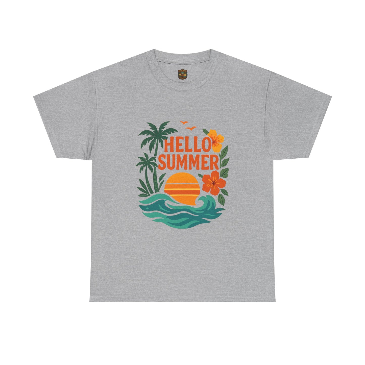 Hello Summer T-Shirt | Hello Summer Graphic Tee, Summer Slogan Shirt