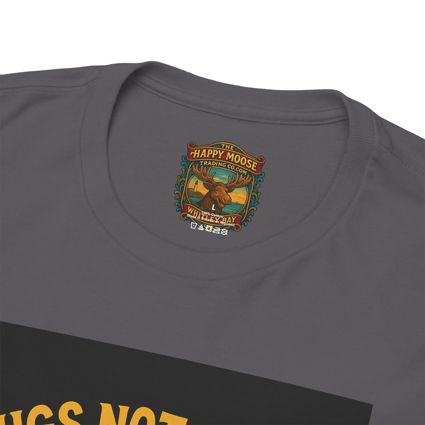 Pugs Not Drugs T-Shirt | Funny Pug Anti-Drug Design