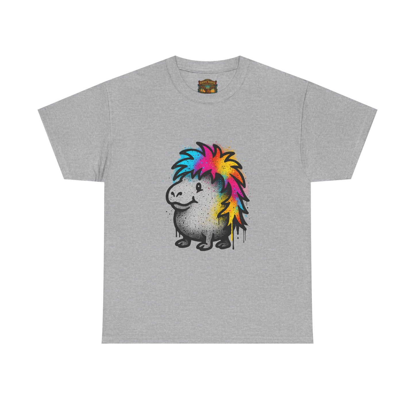 Rainbow Mohawk Quokka T-Shirt — Cute Colorful Quokka Tee
