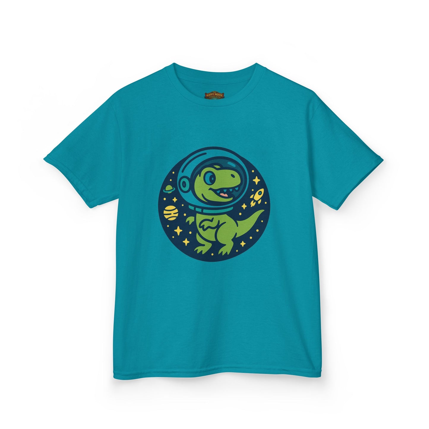 Kids Tee — Space Dino Astronaut Graphic