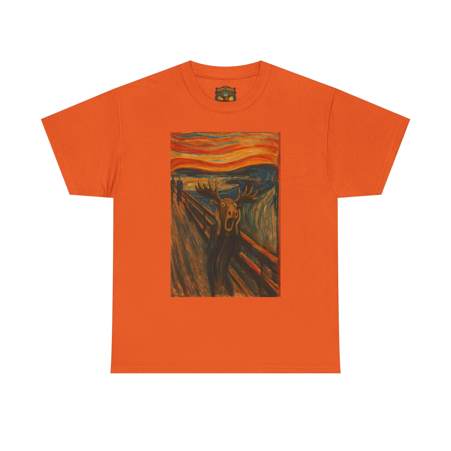 The Scream Art Print T‑Shirt — Vintage Expressionist Graphic Tee