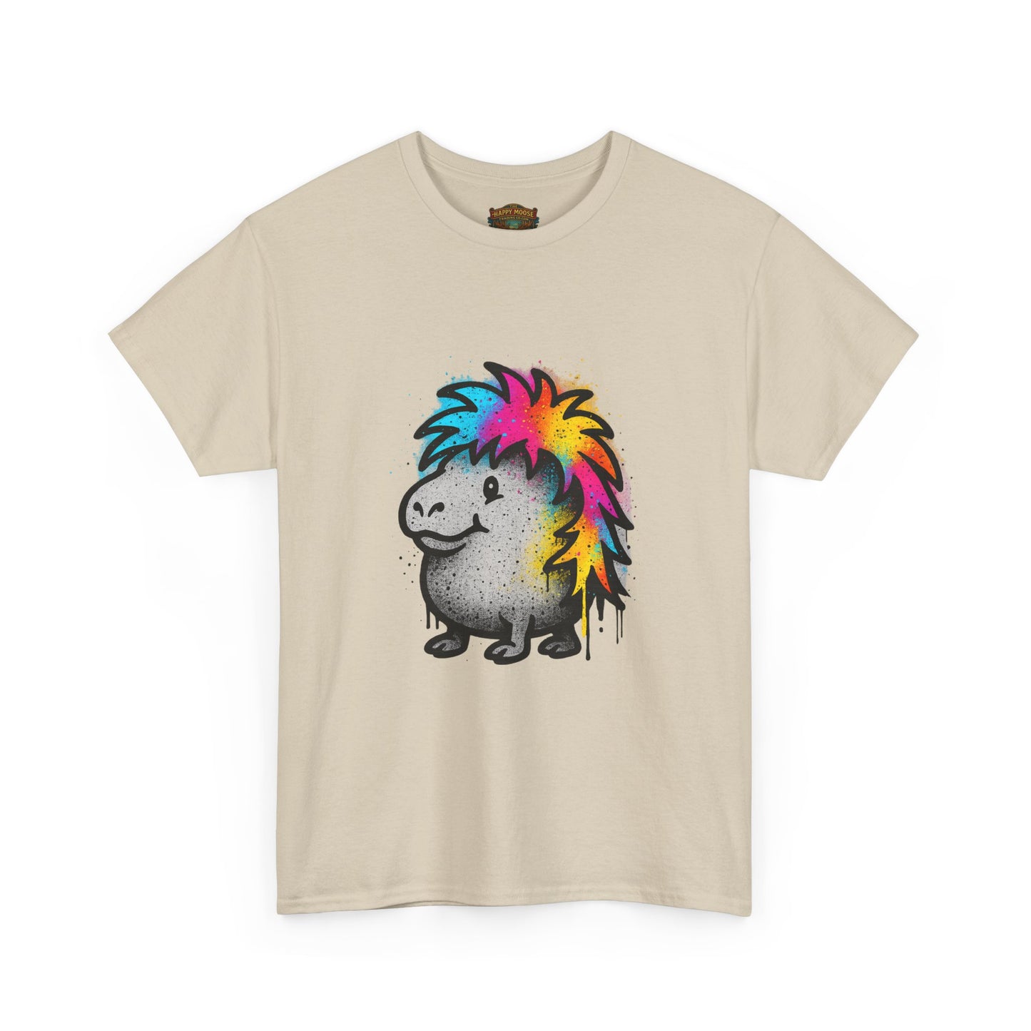 Rainbow Mohawk Quokka T-Shirt — Cute Colorful Quokka Tee