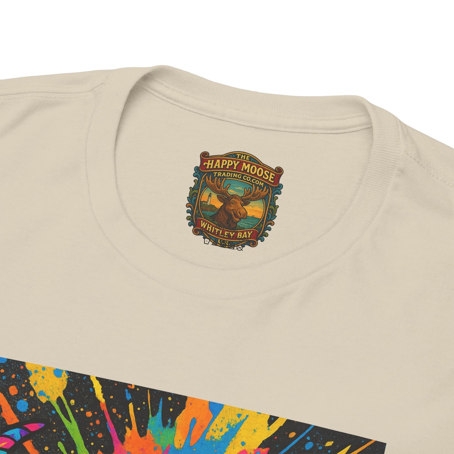 Psychedelic Highland Cow T-Shirt | Retro Rainbow Cow Art 4