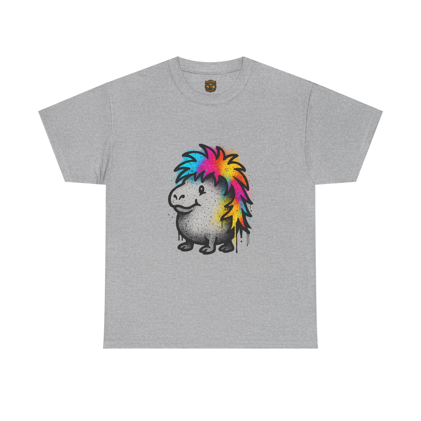 Rainbow Mohawk Quokka T-Shirt — Cute Colorful Quokka Tee