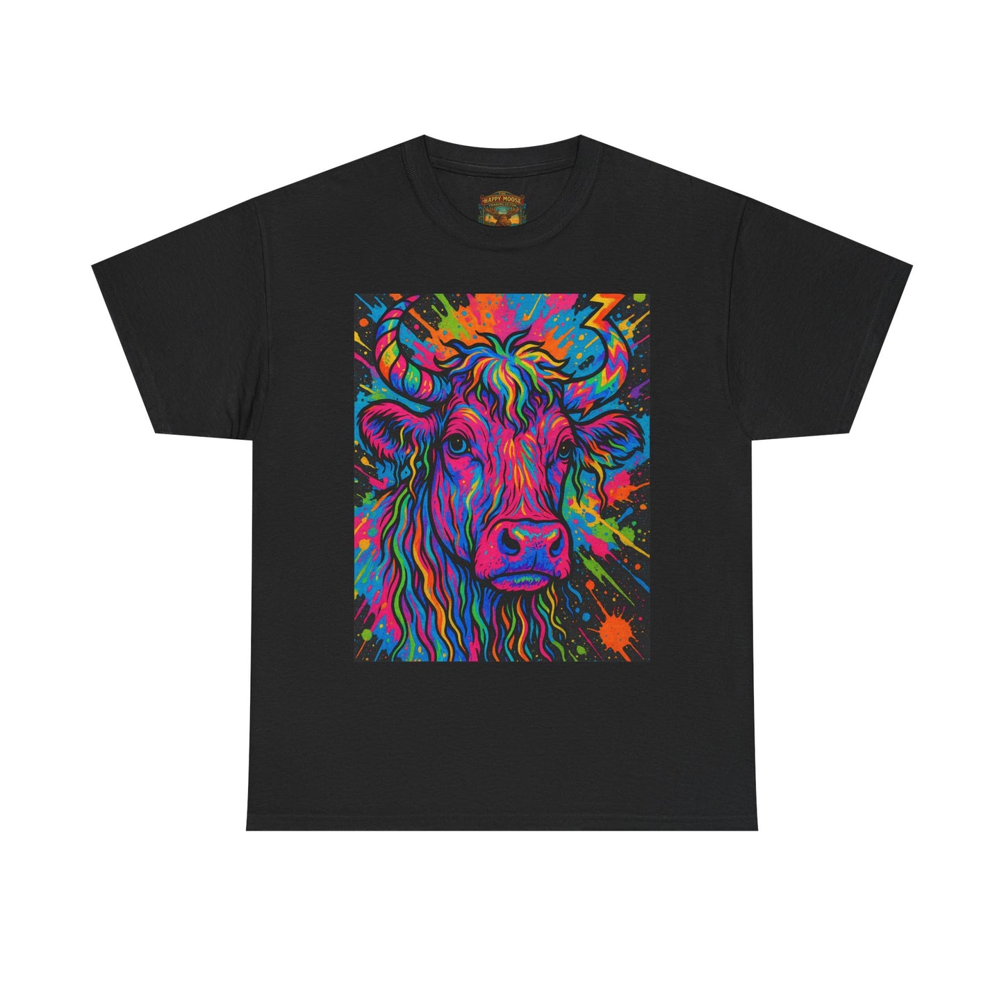 Psychedelic Cow Art Tee