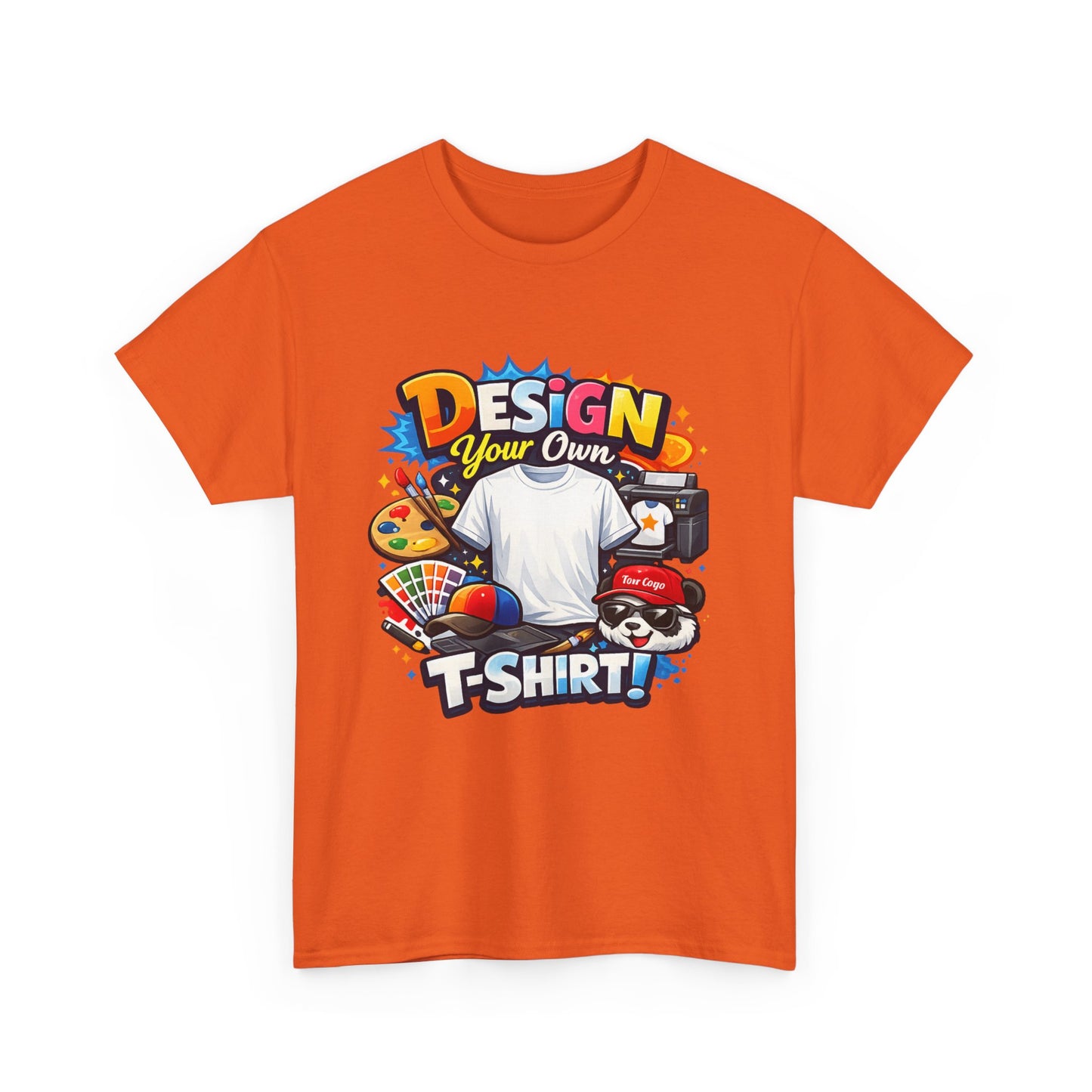 Custom 'Design Your Own' T-Shirt — Personalized Graphic Tee (Front And Rear Print)