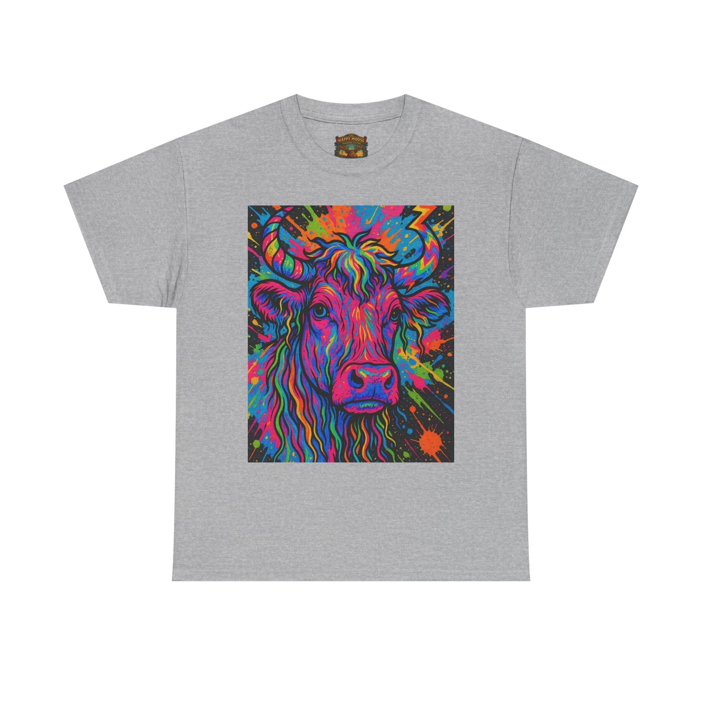 Psychedelic Cow Art Tee