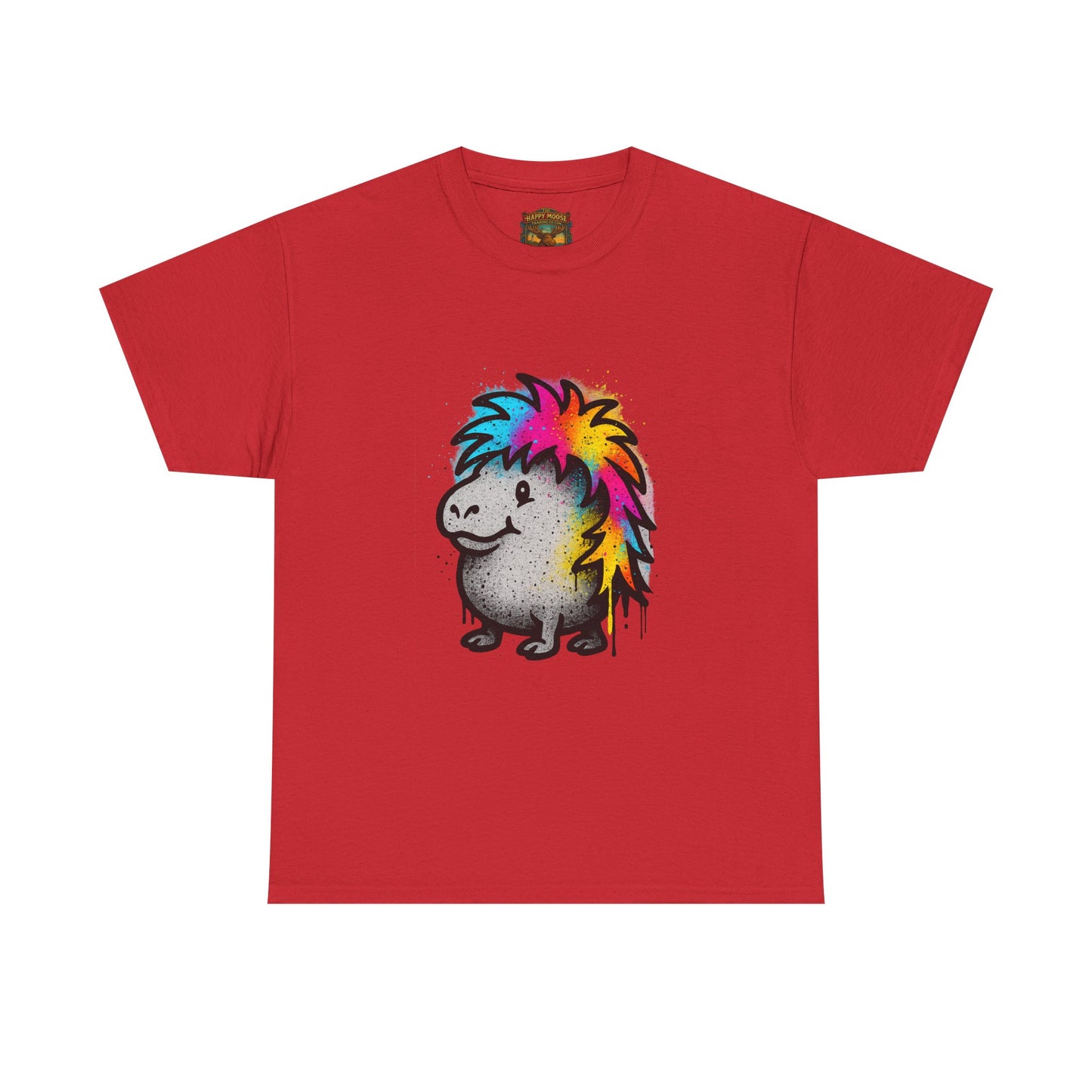 Rainbow Mohawk Quokka T-Shirt — Cute Colorful Quokka Tee