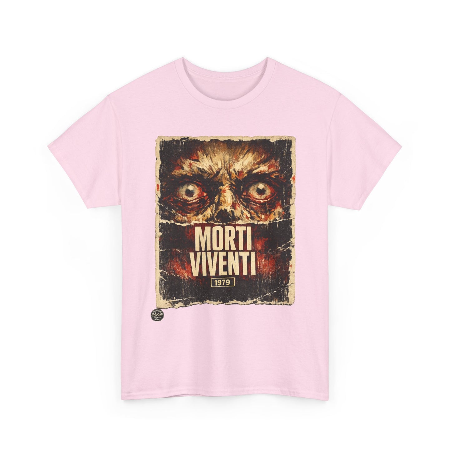 Zombie Horror Poster Tee — "Morti Viventi" Graphic T‑Shirt  EZ001
