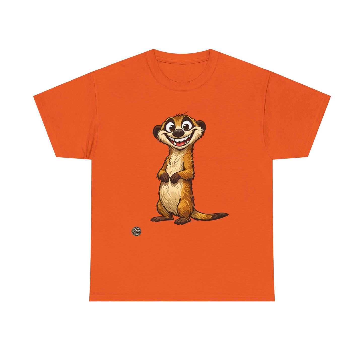 Meerkat Cute Cartoon T-Shirt — Playful Wildlife Tee