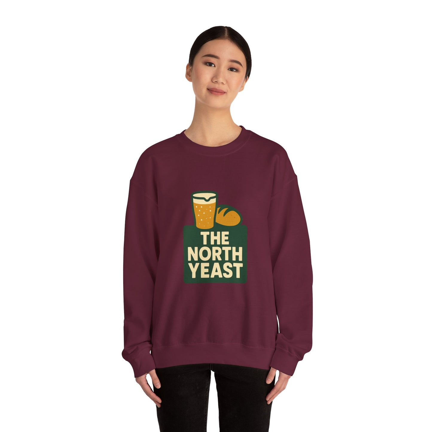 Crewneck Sweatshirt — The North Yeast Beer & Bread Logo