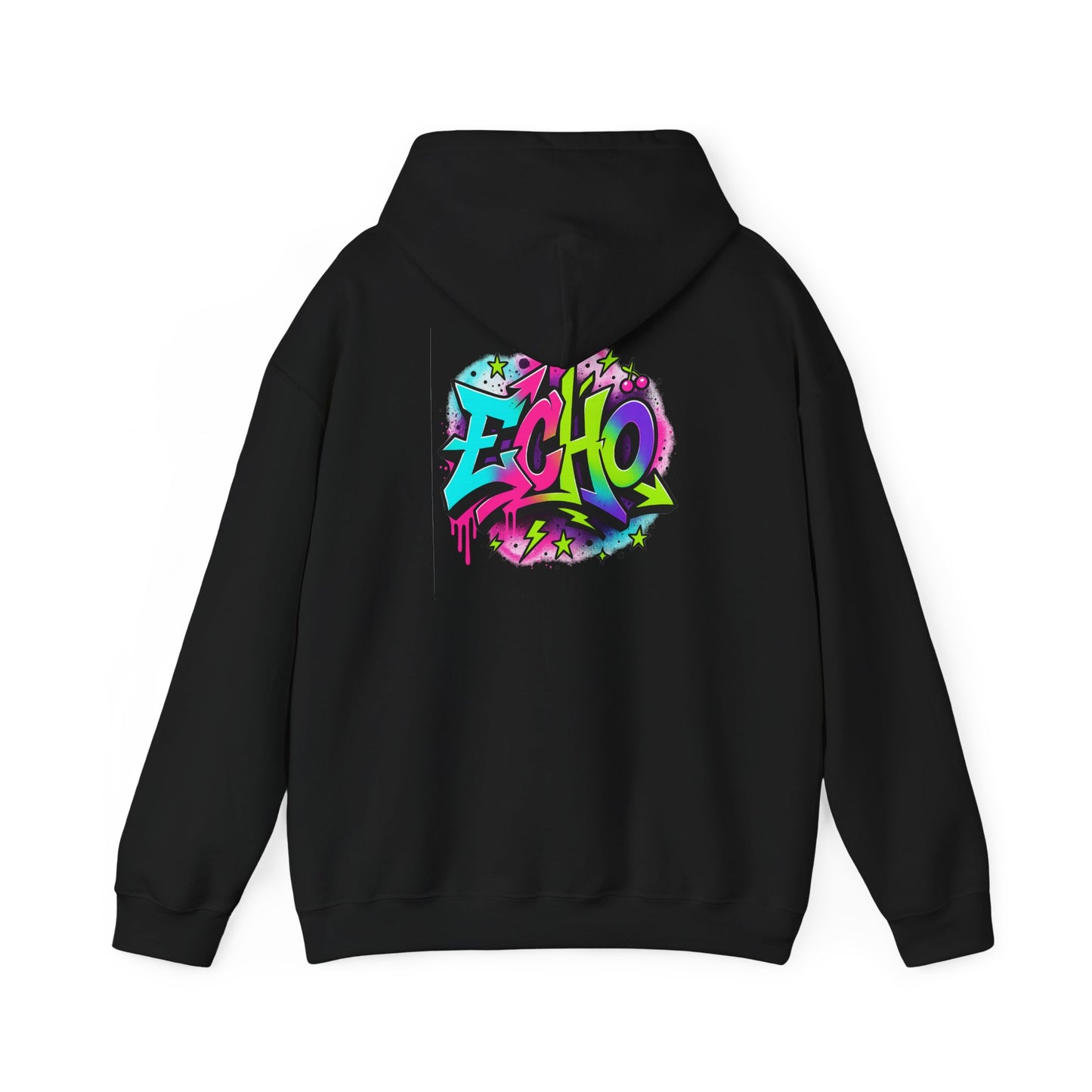 Echo Graffiti Hoodie — Colorful Street Art Pullover