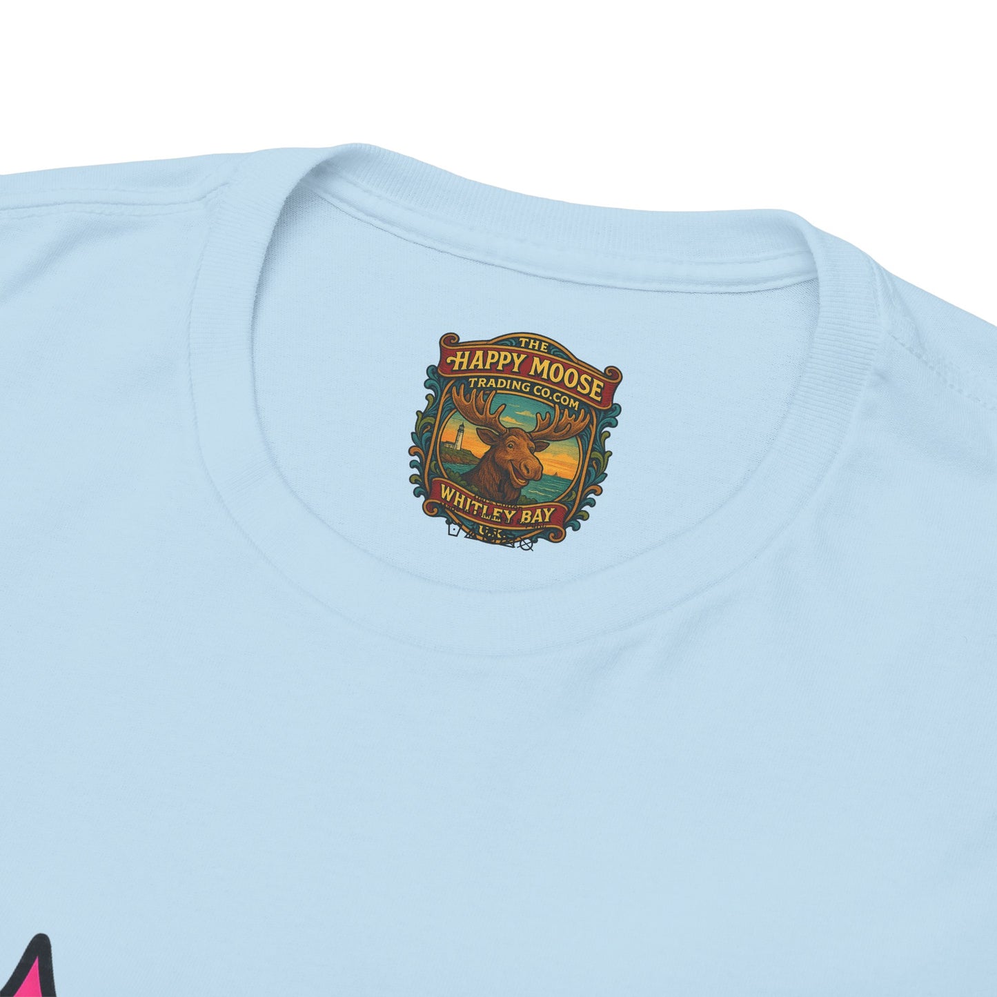 Smiley Drip Graphic Tee — Neon Melting Smiley Face T-Shirt