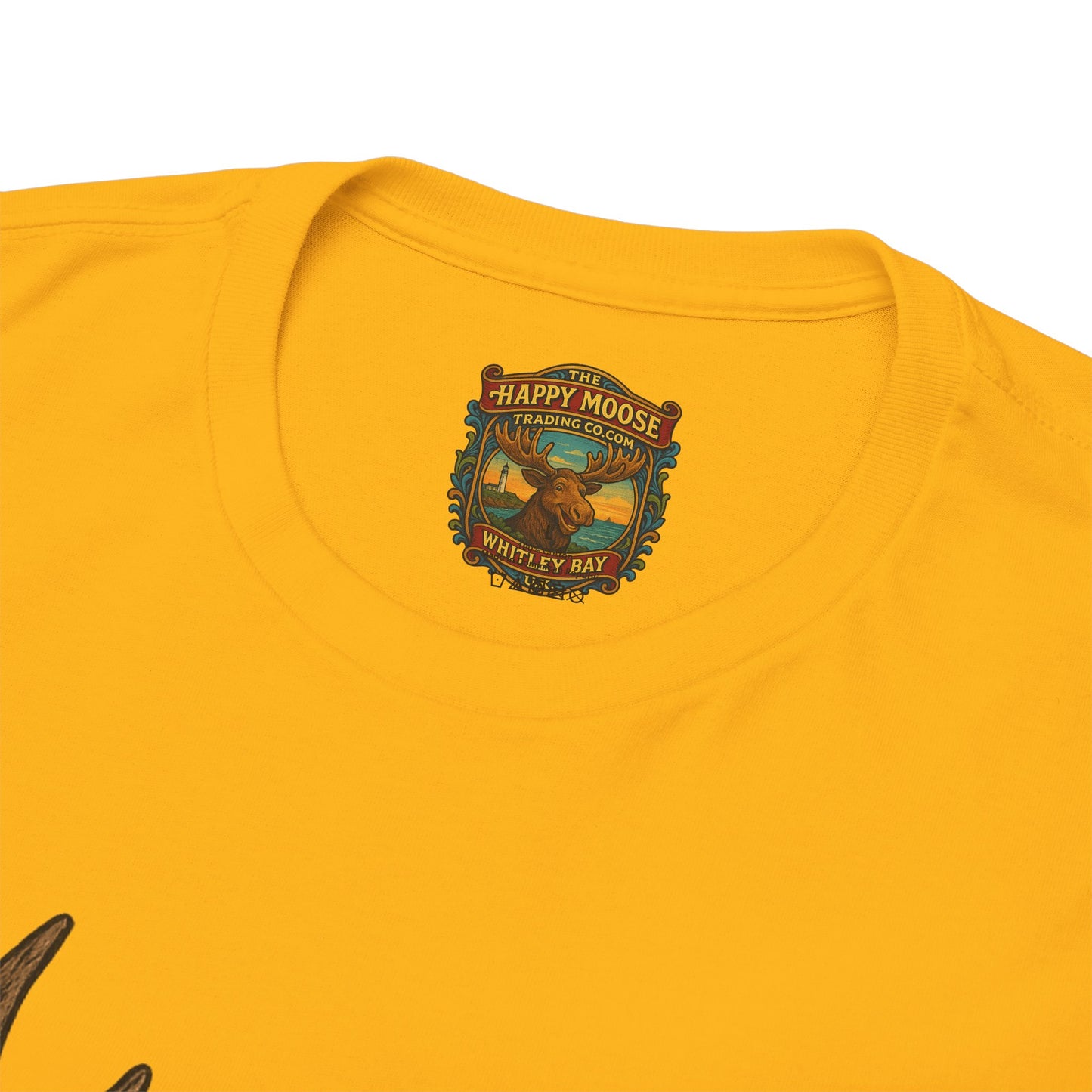 Horror Moose Skull Tee — Creepy Dripping Monster Head Graphic T-Shirt