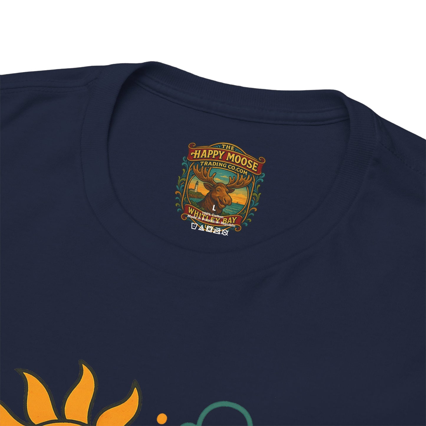 Summer Beach Tee | Surf Waves Palm Tree Graphic