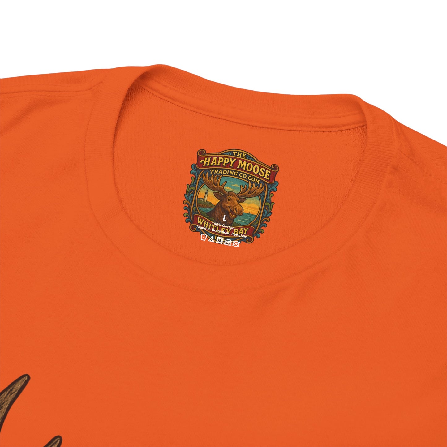 Horror Moose Skull Tee — Creepy Dripping Monster Head Graphic T-Shirt