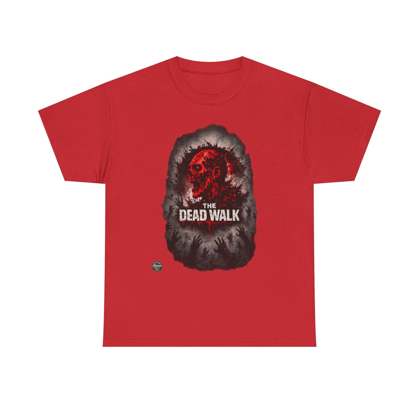 Zombie Graphic Tee — "The Dead Walk" Horror T-Shirt EZ003