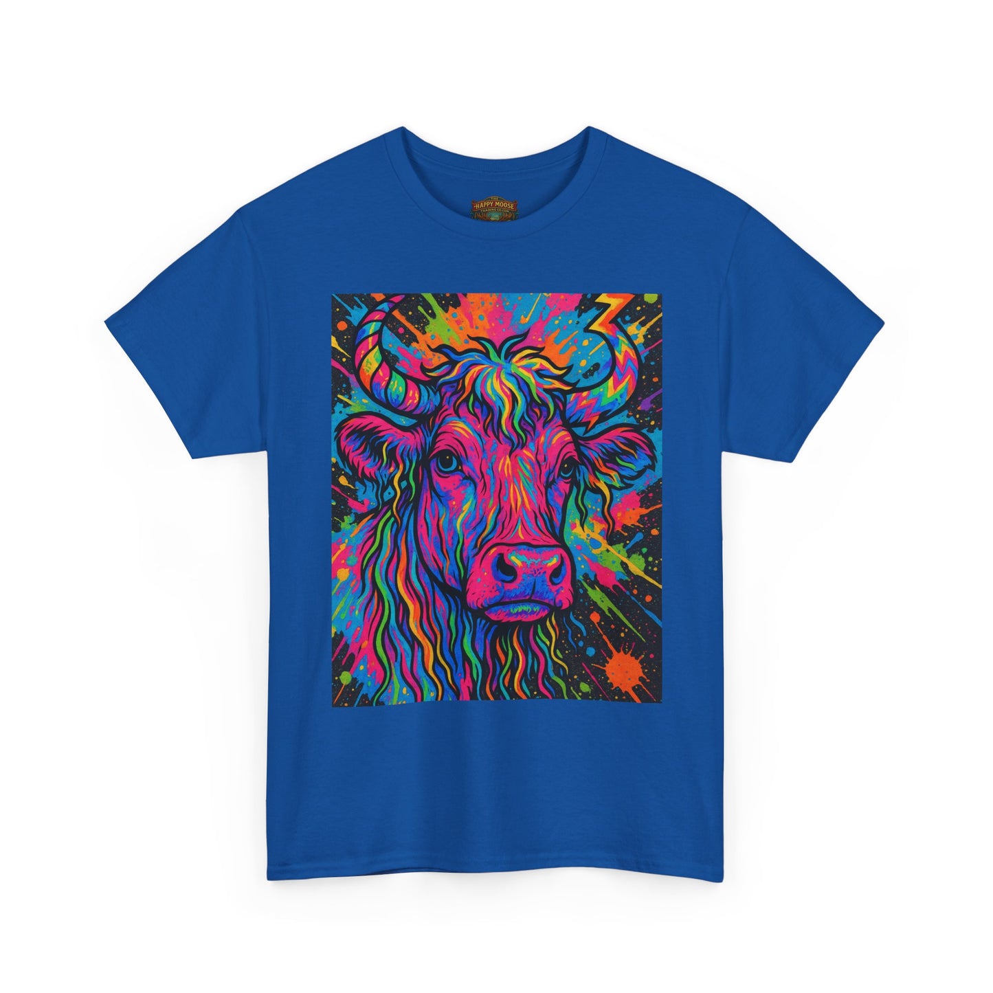 Psychedelic Cow Art Tee