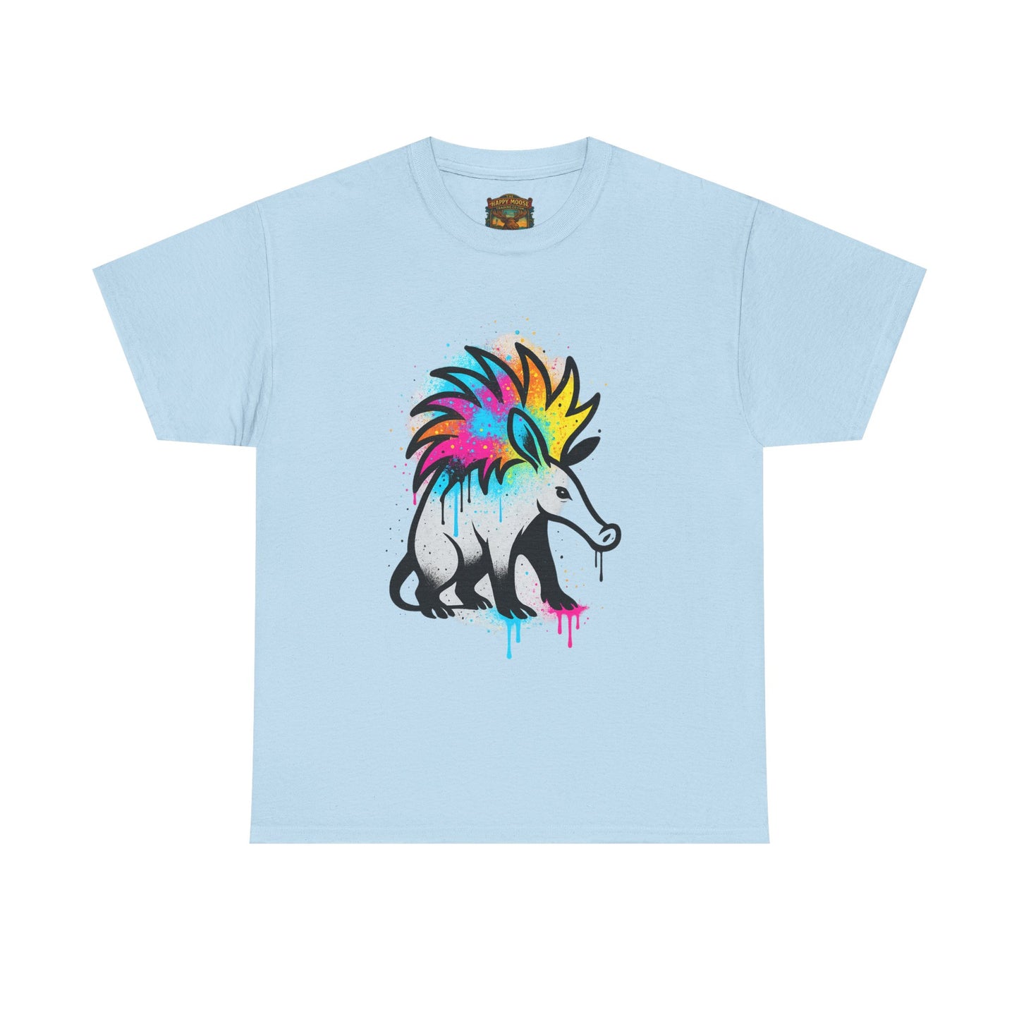 Porcupine Graffiti T-Shirt — Colorful Street Art Animal Tee
