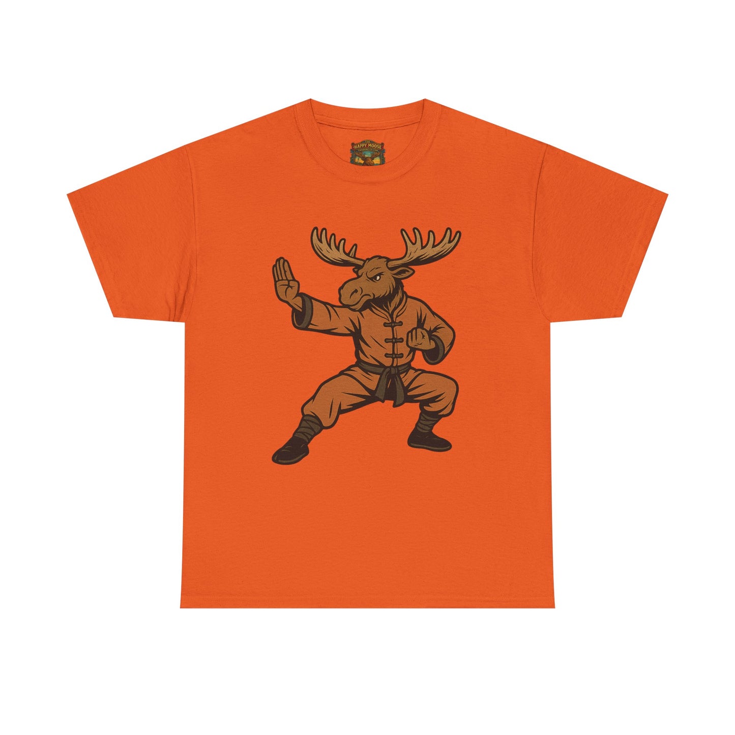 Moose Lee Kung Fu T-Shirt — Martial Arts Moose Graphic Tee