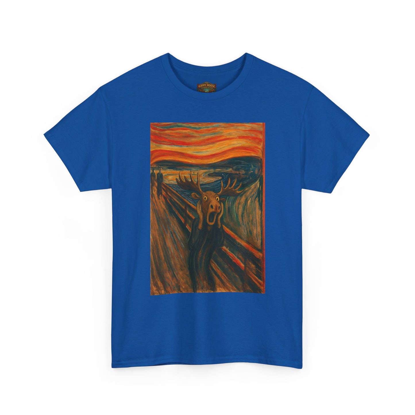 The Scream Art Print T‑Shirt — Vintage Expressionist Graphic Tee