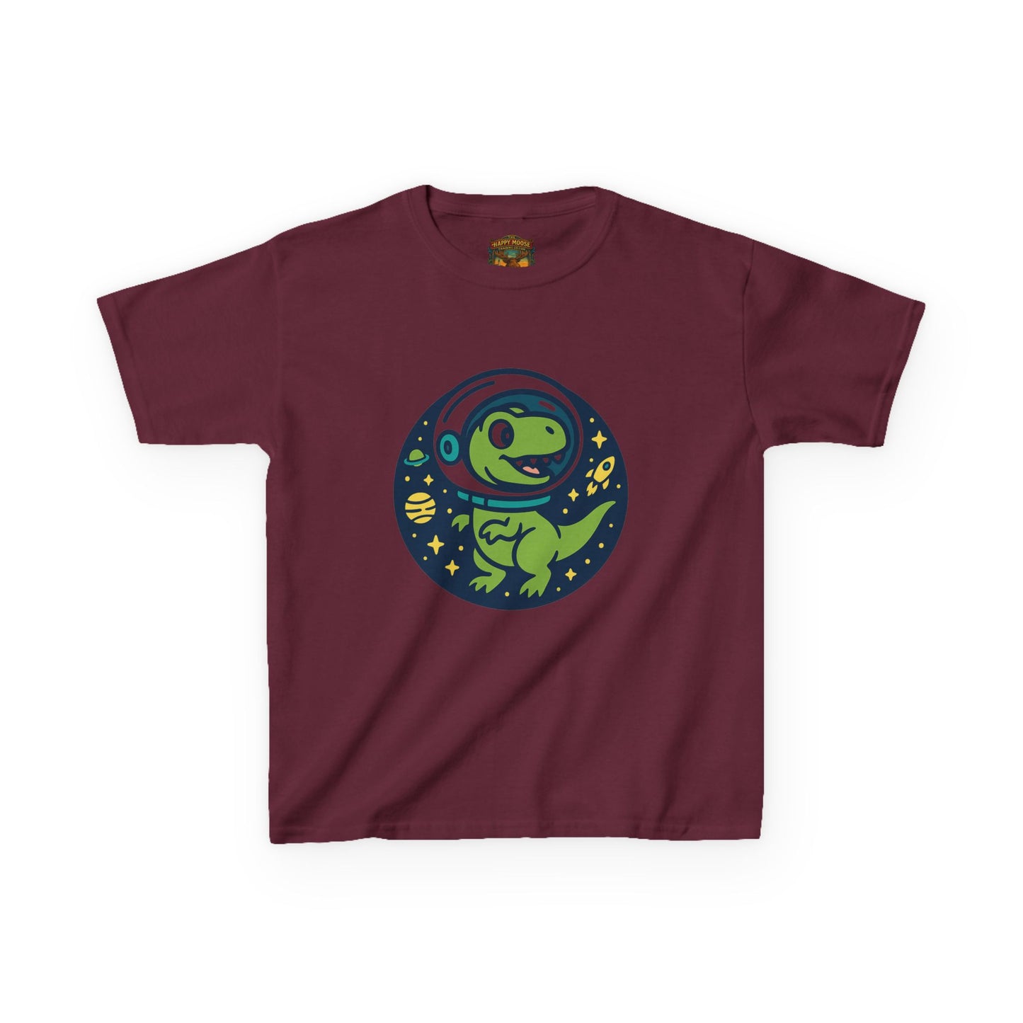 Kids Tee — Space Dino Astronaut Graphic