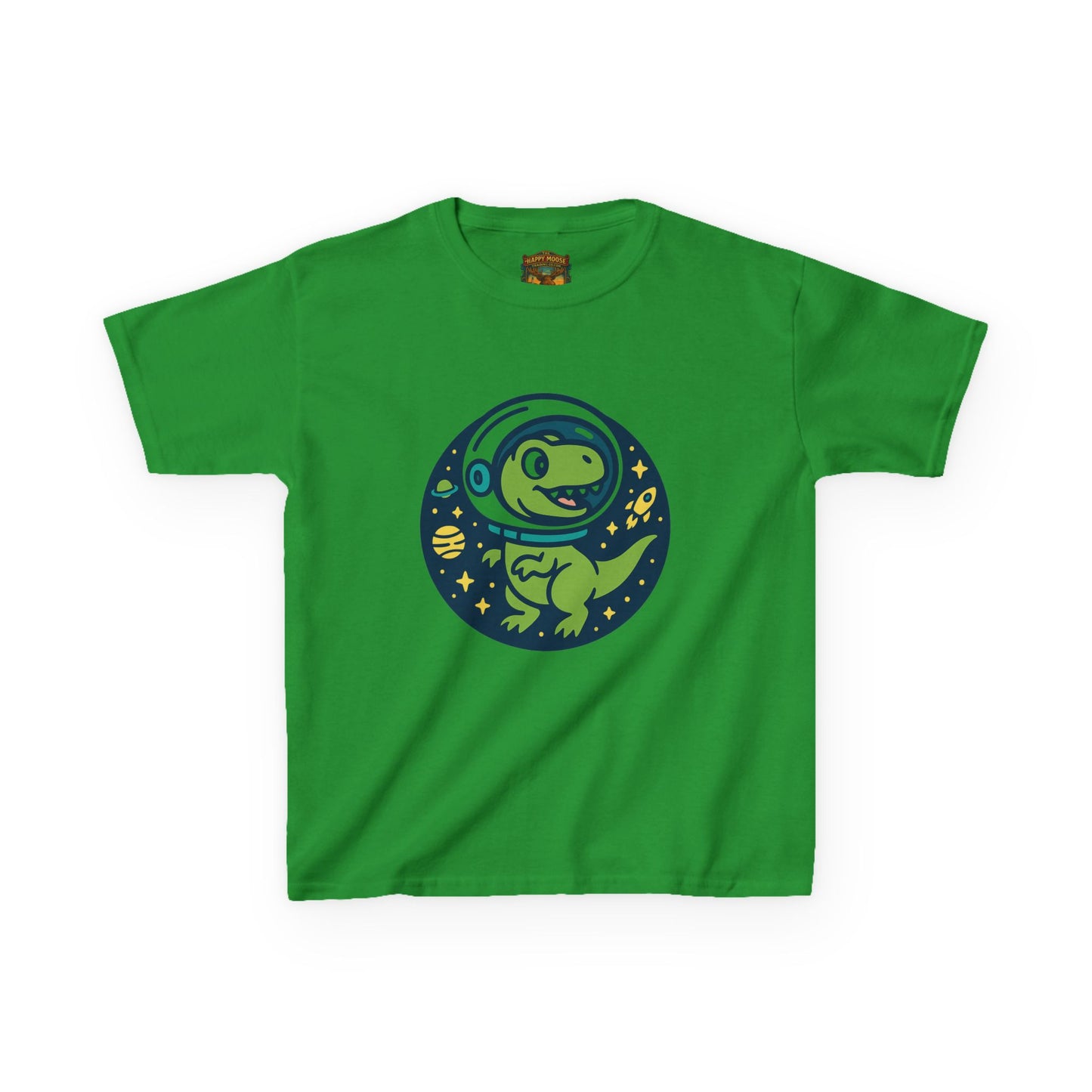 Kids Tee — Space Dino Astronaut Graphic