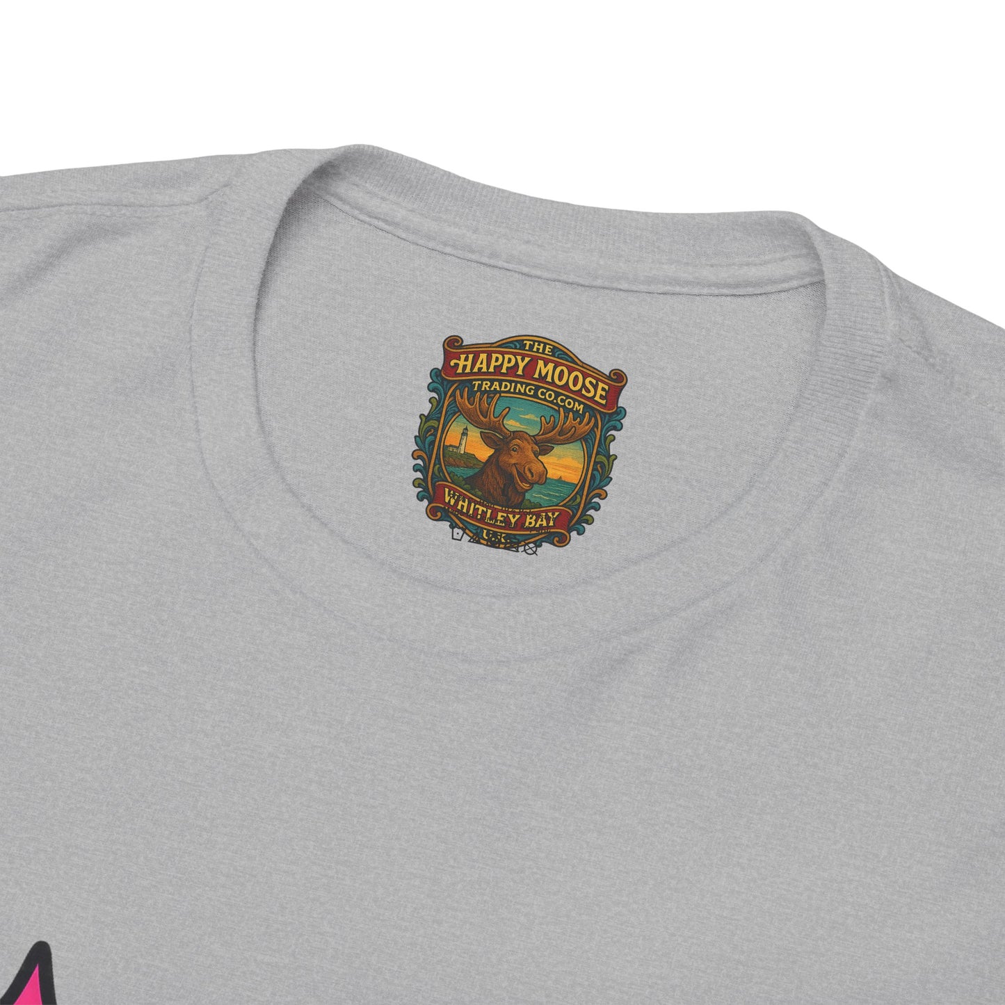 Smiley Drip Graphic Tee — Neon Melting Smiley Face T-Shirt