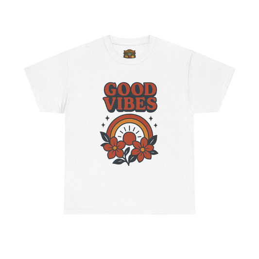 Good Vibes T-Shirt | Positive Typography Tee