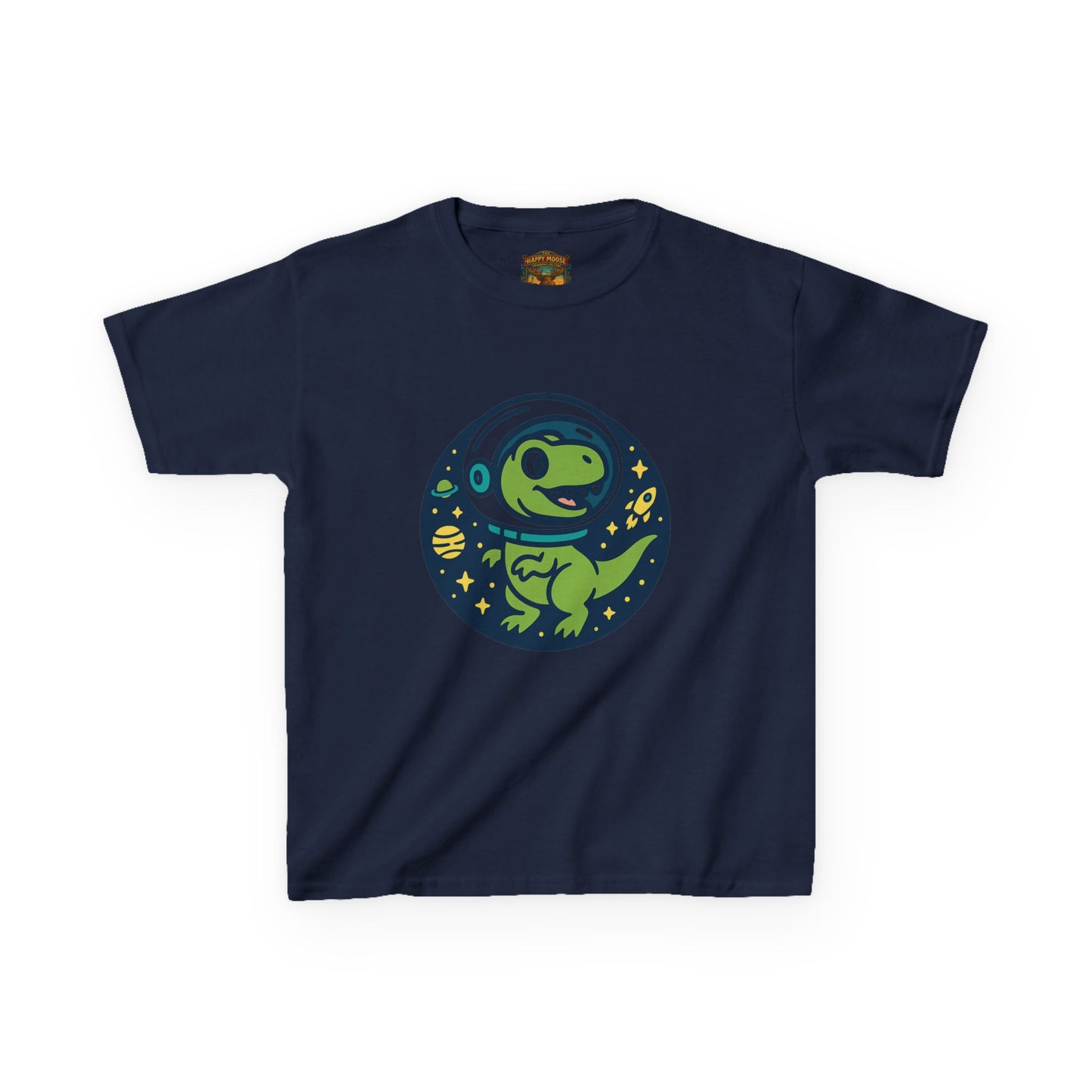 Kids Tee — Space Dino Astronaut Graphic
