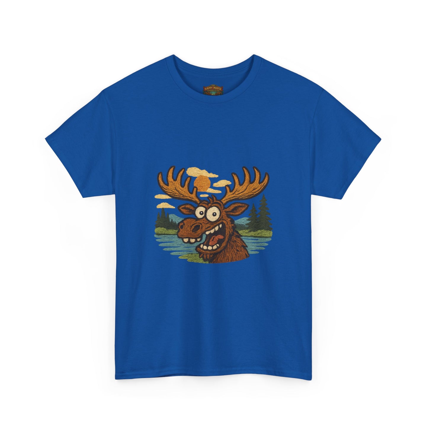 Moose Lake Graphic Tee — Funny Woodland Moose T-Shirt