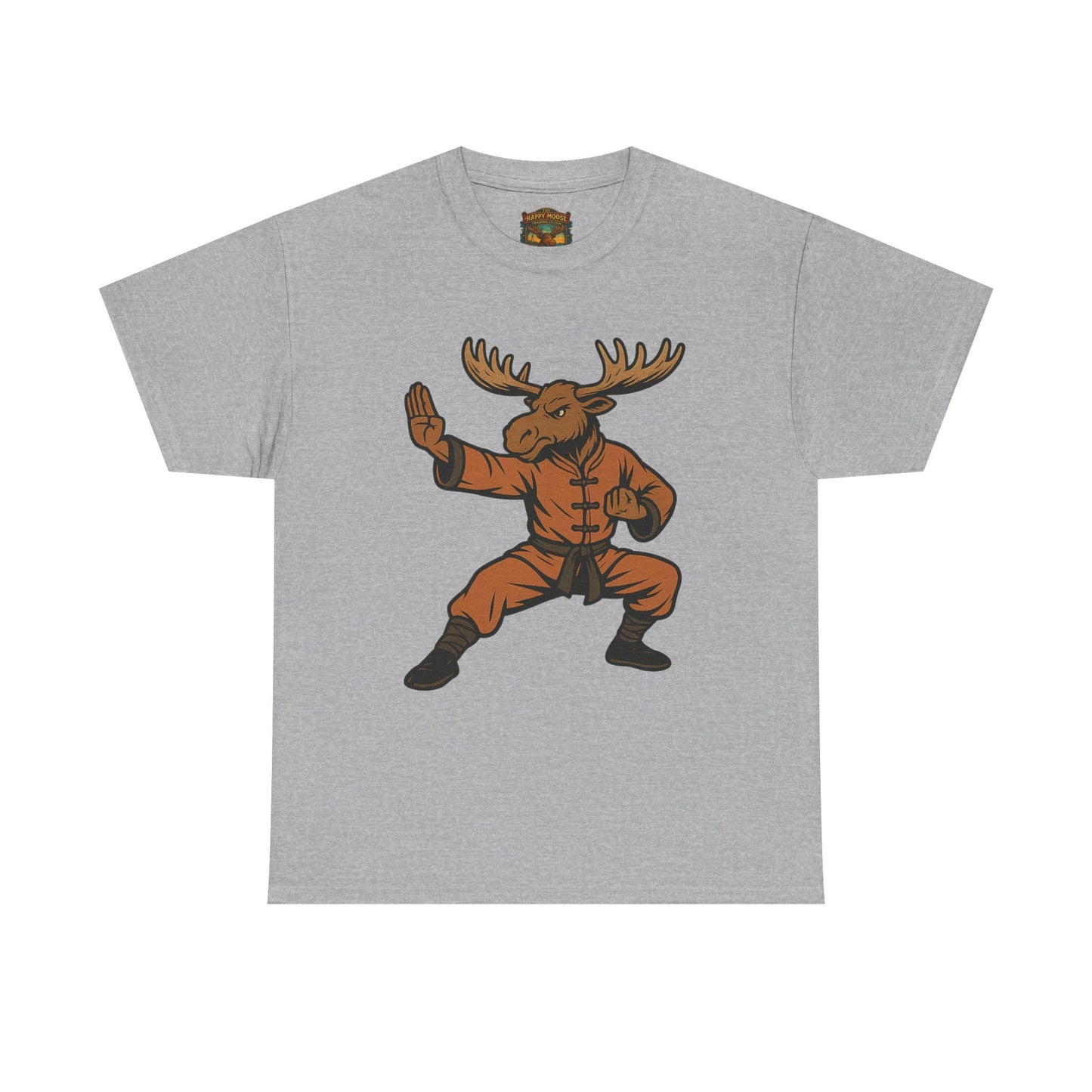 Moose Lee Kung Fu T-Shirt — Martial Arts Moose Graphic Tee