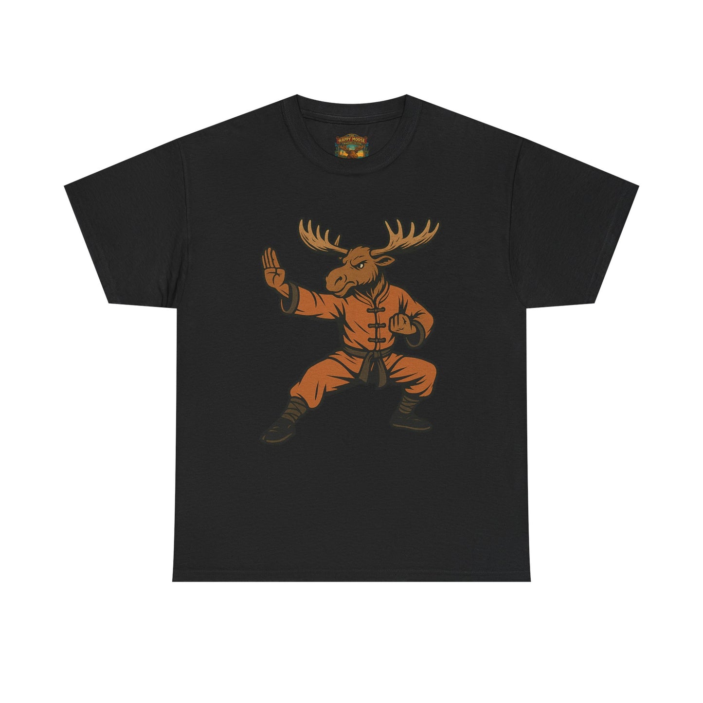 Moose Lee Kung Fu T-Shirt — Martial Arts Moose Graphic Tee