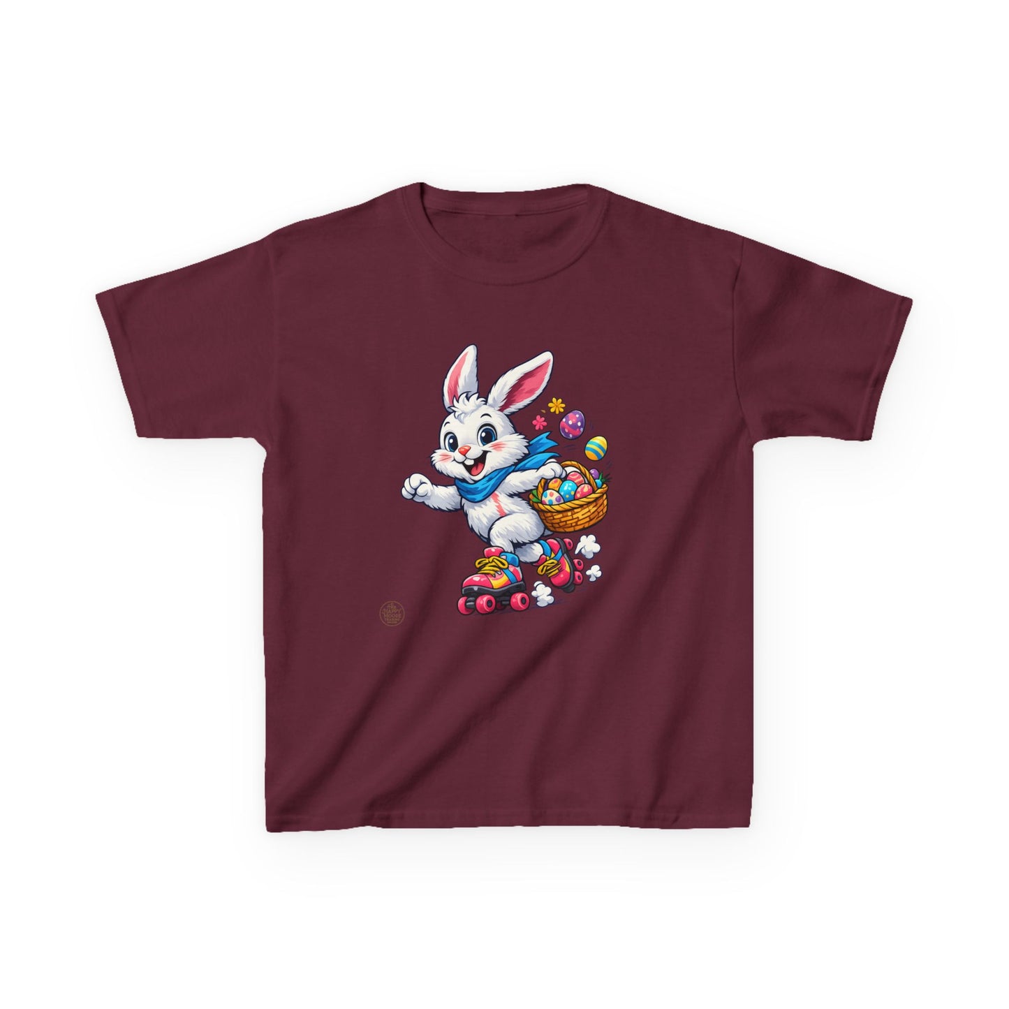Kids Easter Bunny T-Shirt — Bunny with Easter Eggs Basket